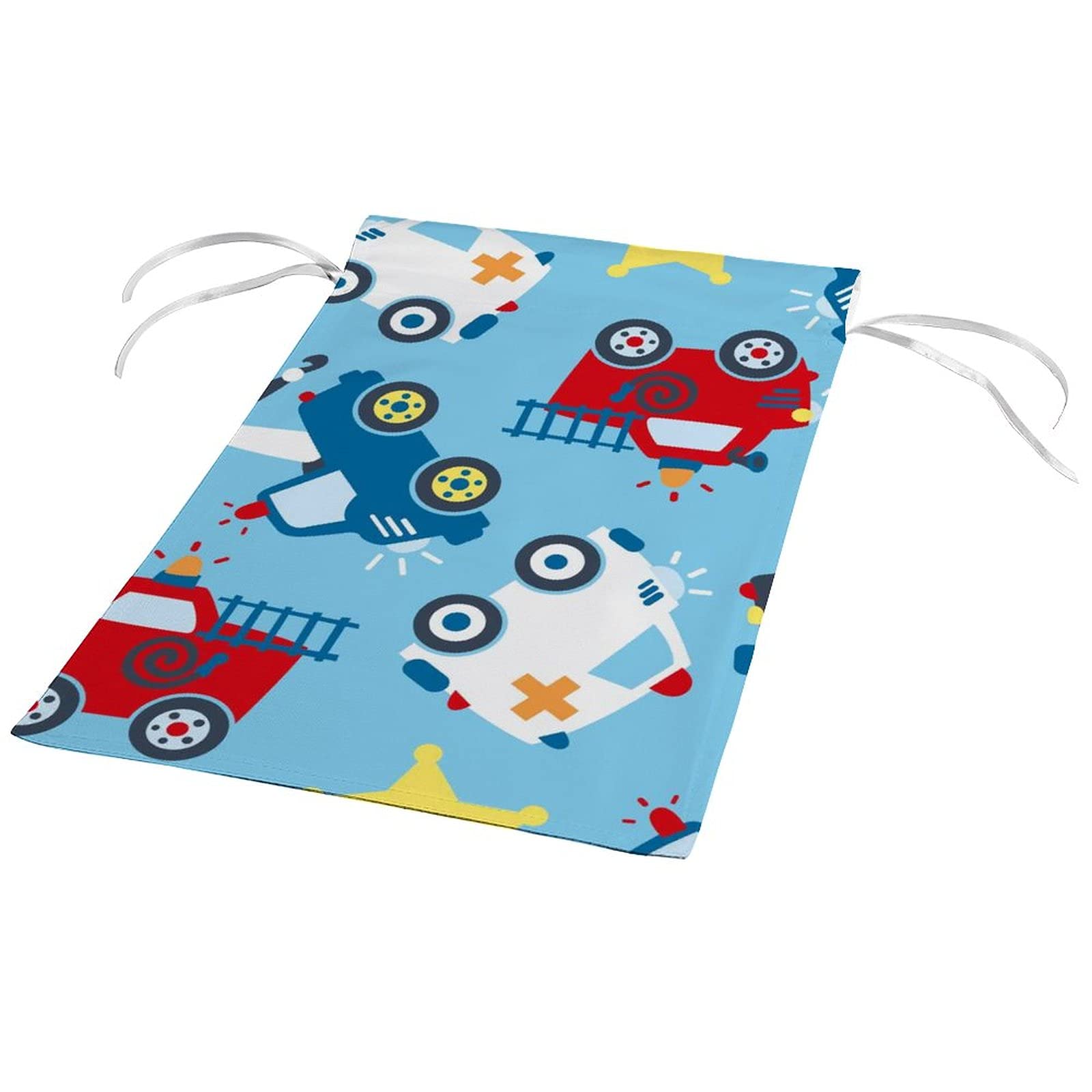 Rescue Vehicles Pattern Double Sided Vertical Garden Flags - Outdoor Welcome Banner Decor for Yard, Patio & Garden - Durable Polyester for All Weather Use