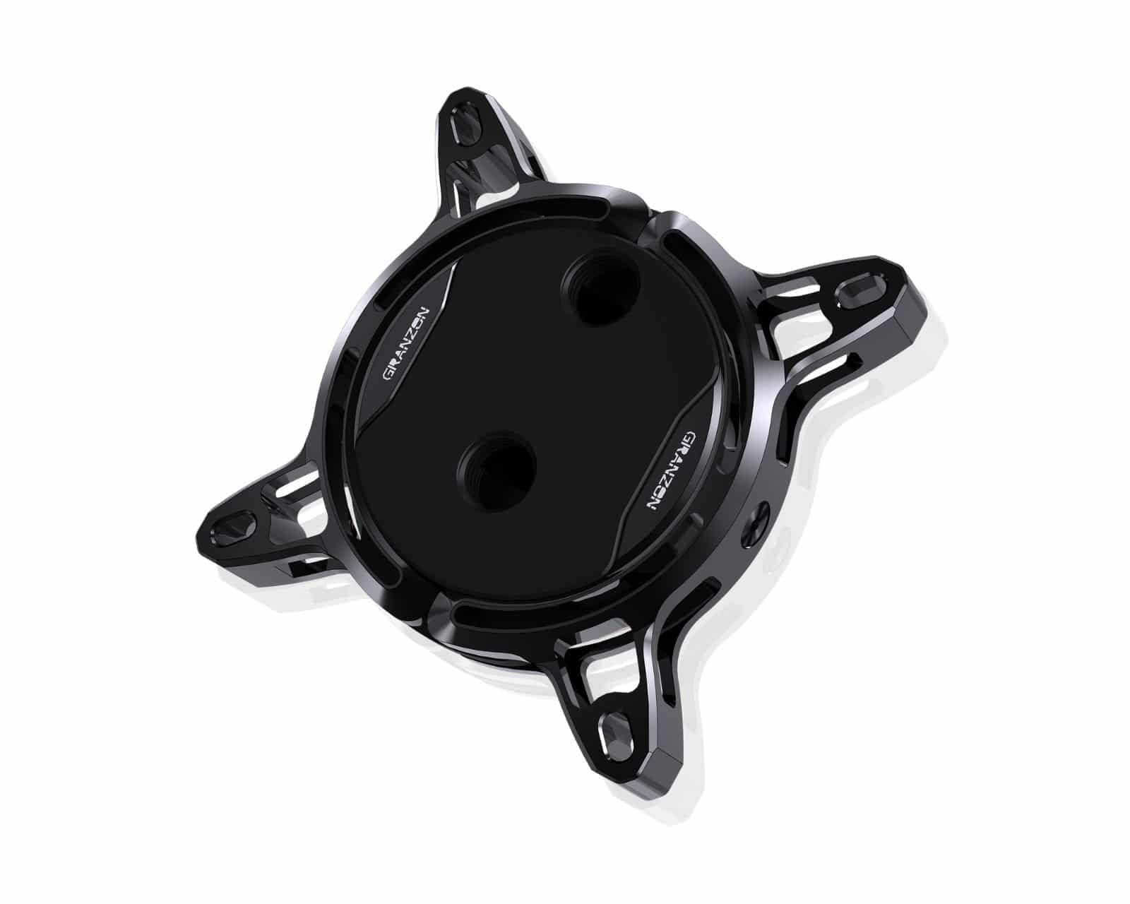 Granzon GAI0.1 CPU Water Cooling Block for Intel LGA 115x/1200/20xx Sockets - High Performance Black POM Liquid Cooling Solution - Perfect for Gaming PCs and Overclocking Rigs