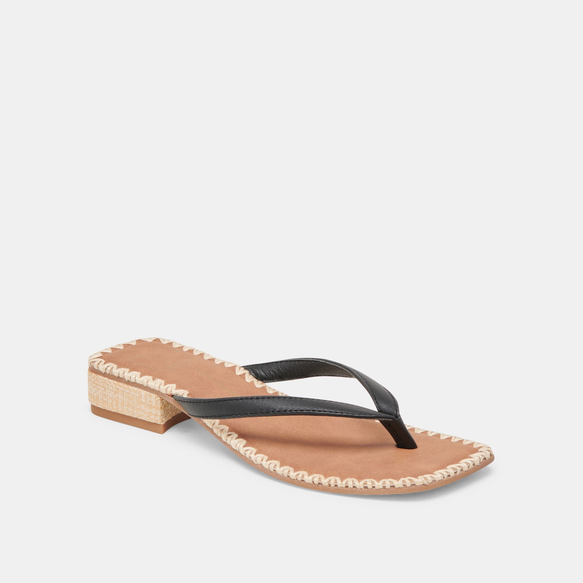 Barty Black Leather Sandals for Women - Comfortable & Stylish Summer Footwear for Beach, Walking, and Casual Outfits