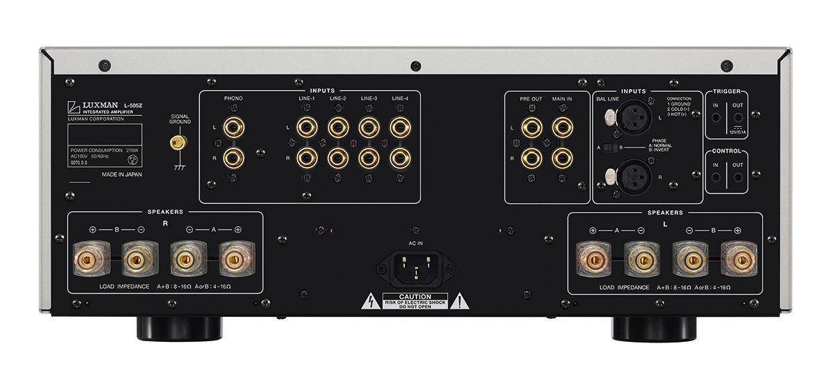 Luxman L 505Z Integrated Stereo Amplifier - High-End Audio System for Home Theater & Music Listening