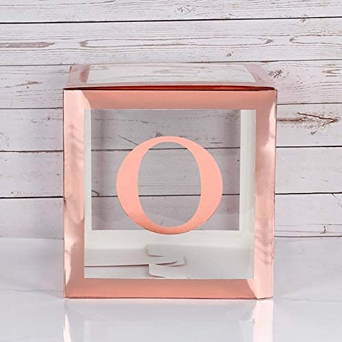THj Balloons Baby Shower Decorations - Transparent Balloon Box for Boy/Girl Baby Showers, Christenings, Birthdays & Weddings | Gender Reveal Party Decorations & Celebration Supplies