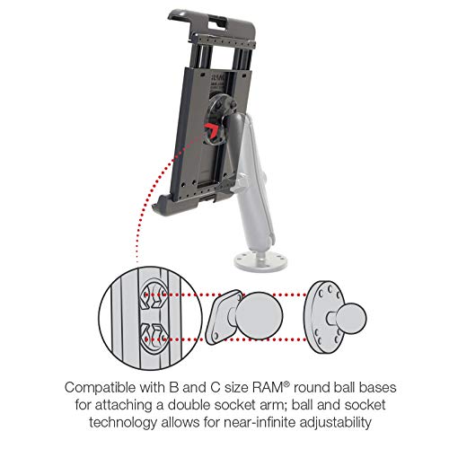 RAM Mounts RAM-HOL-TAB29U Tab-Tite Spring Loaded Tablet Holder for 8