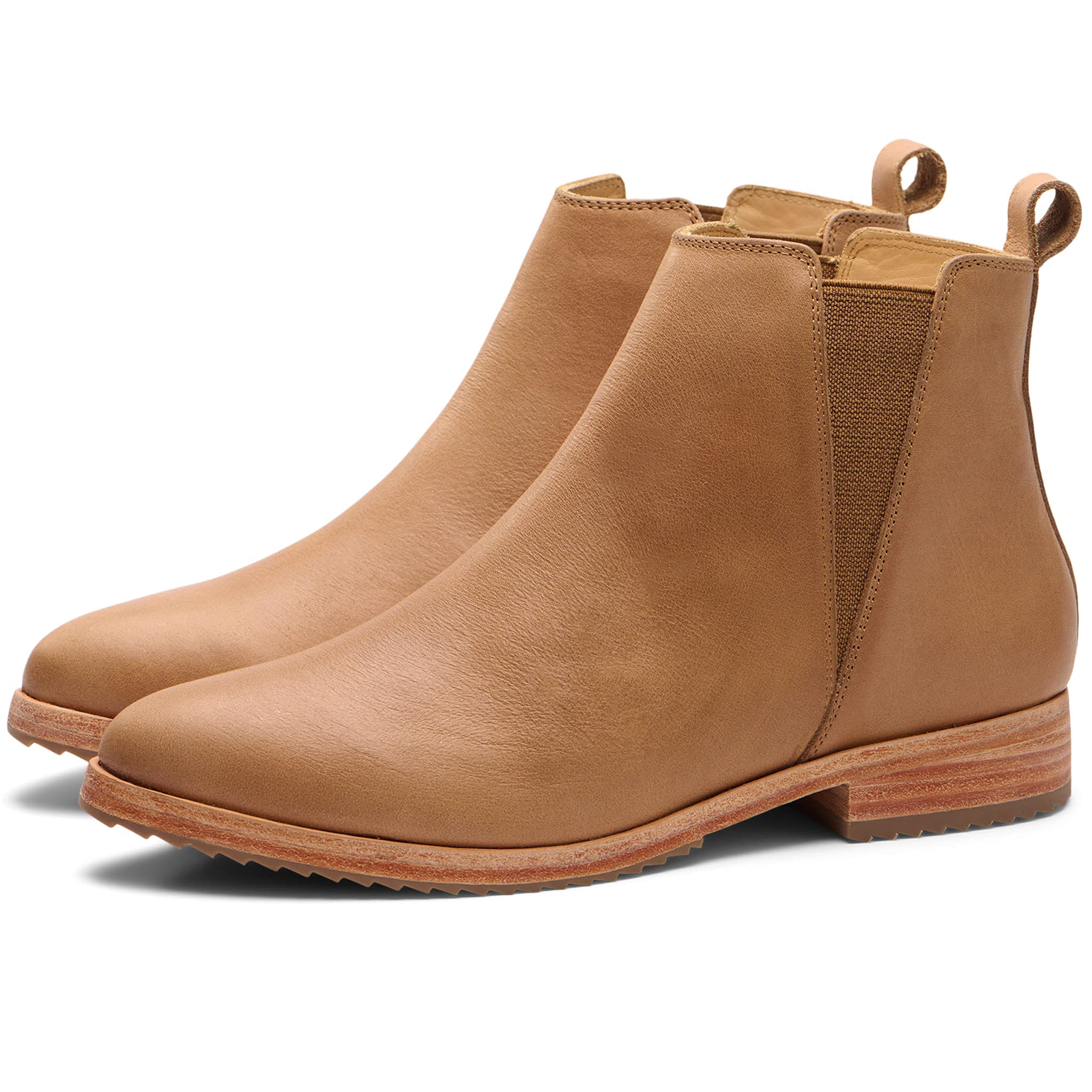 Nisolo Women's Everyday Chelsea Boots - Waterproof Leather Ankle Booties for Walking | Slip-On Casual Winter & All-Weather Dress Shoes | Perfect for Work, Travel & Outdoor Activities