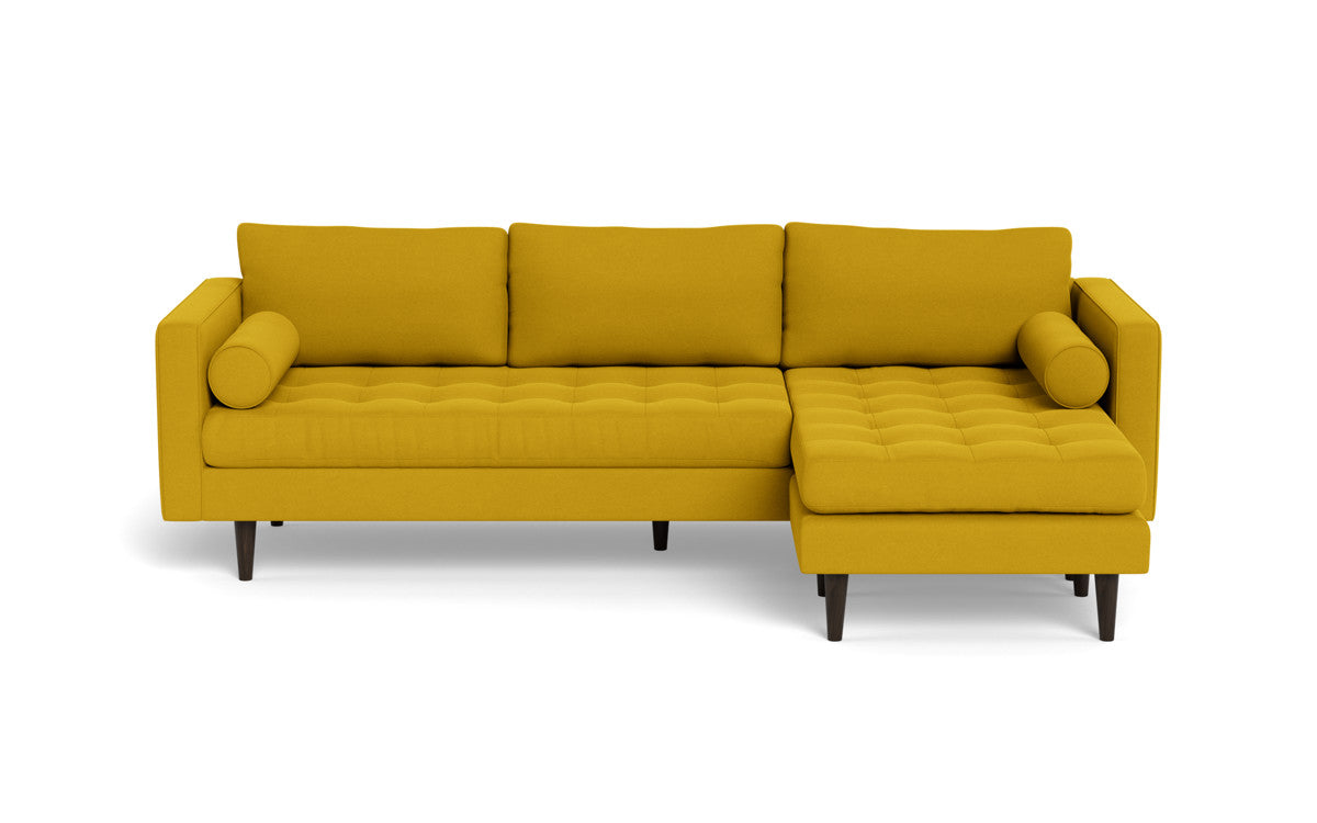 Reversible Sofa Chaise Lounge - Ladybird 104 Convertible Sectional Couch for Living Room, Bedroom & Small Spaces | Modern Comfortable Seating for Relaxing & Lounging