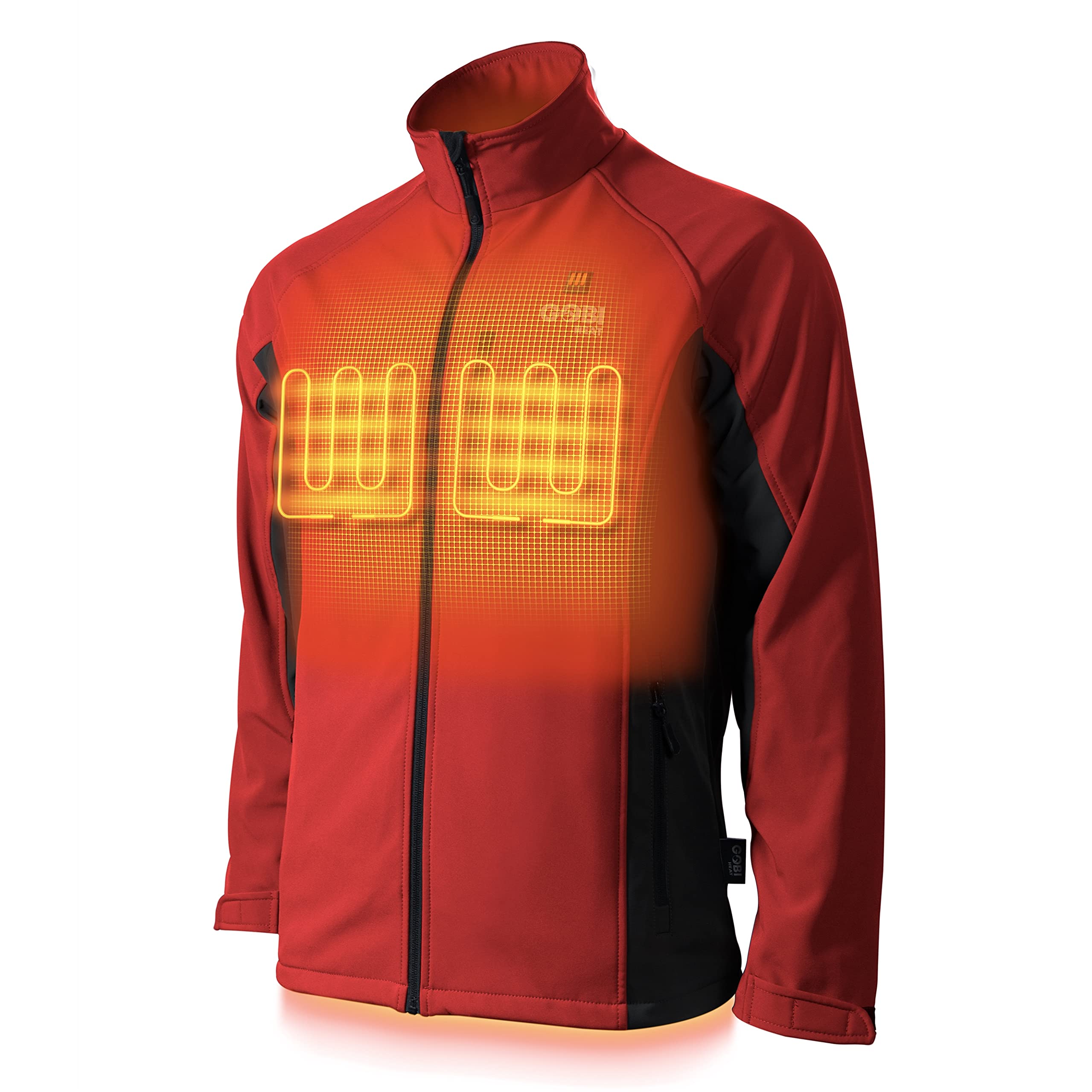 Gobi Heat Sahara Men's Heated Jacket with 10-Hour Battery & USB Charger | Machine Washable Winter Coat for Outdoor Work, Hunting, and Skiing