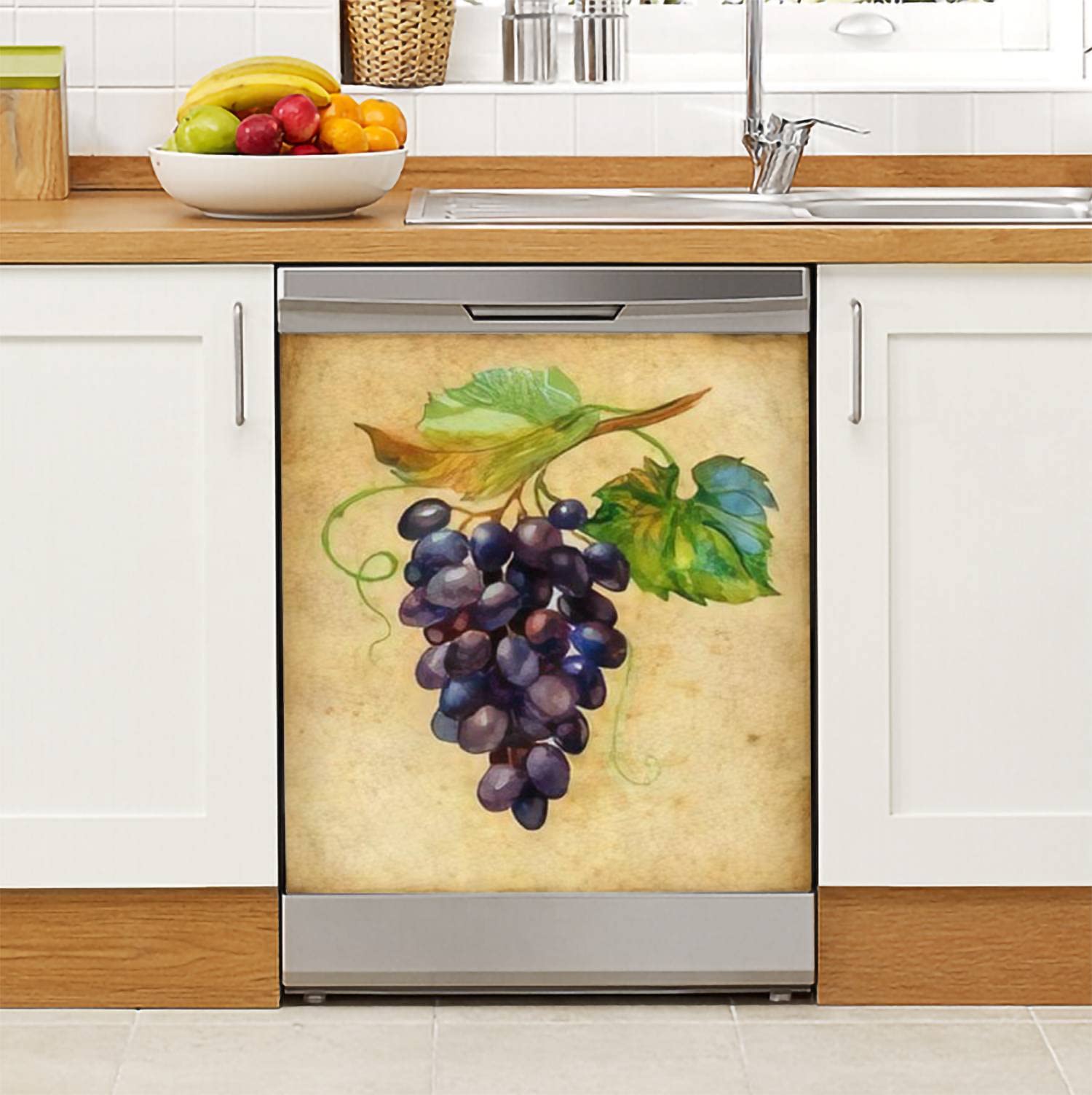 Grape Watercolor Fridge Magnets - 23