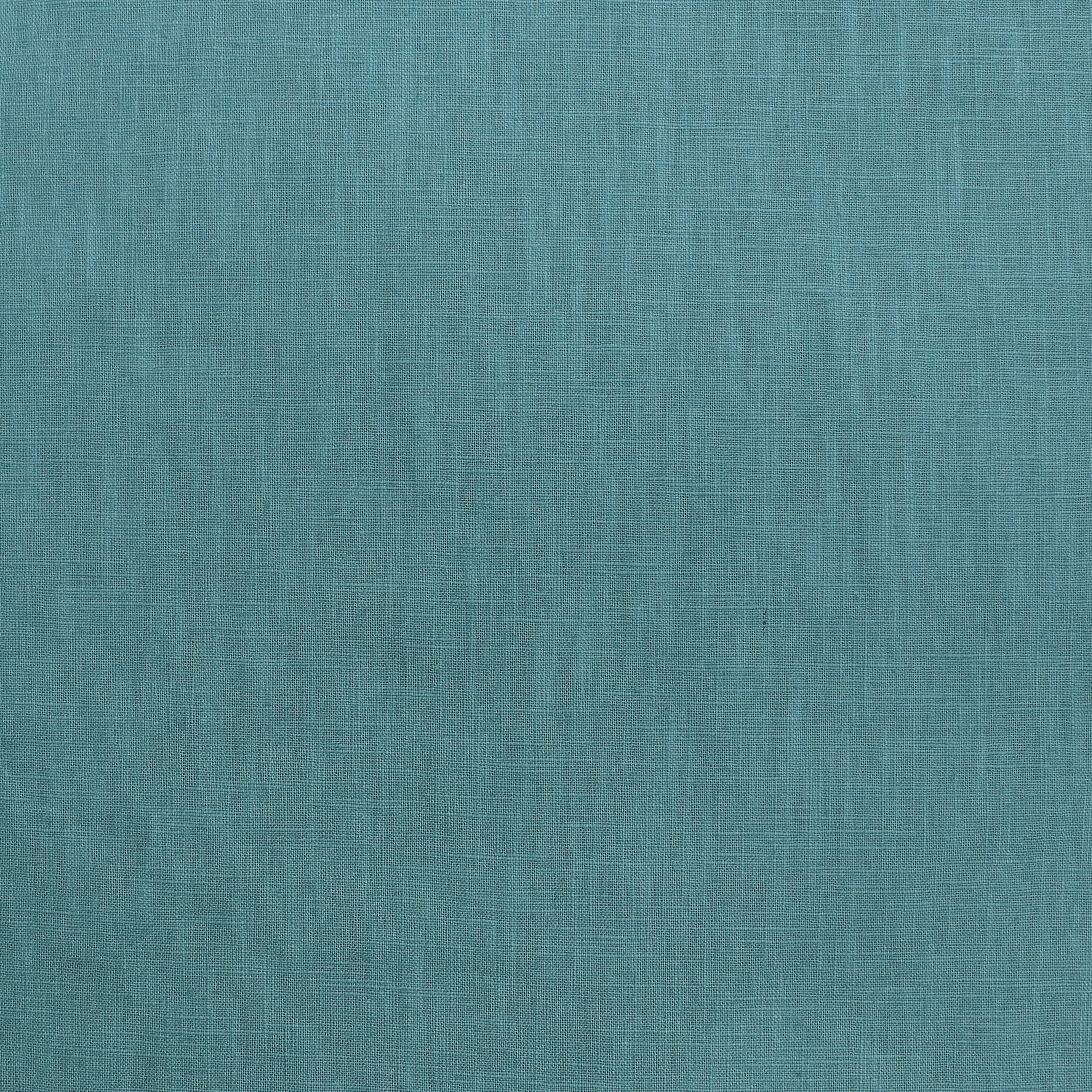 Organic Washed Linen Cotton Fabric - Dark Seafoam Green for DIY Clothing, Home Decor & Craft Projects