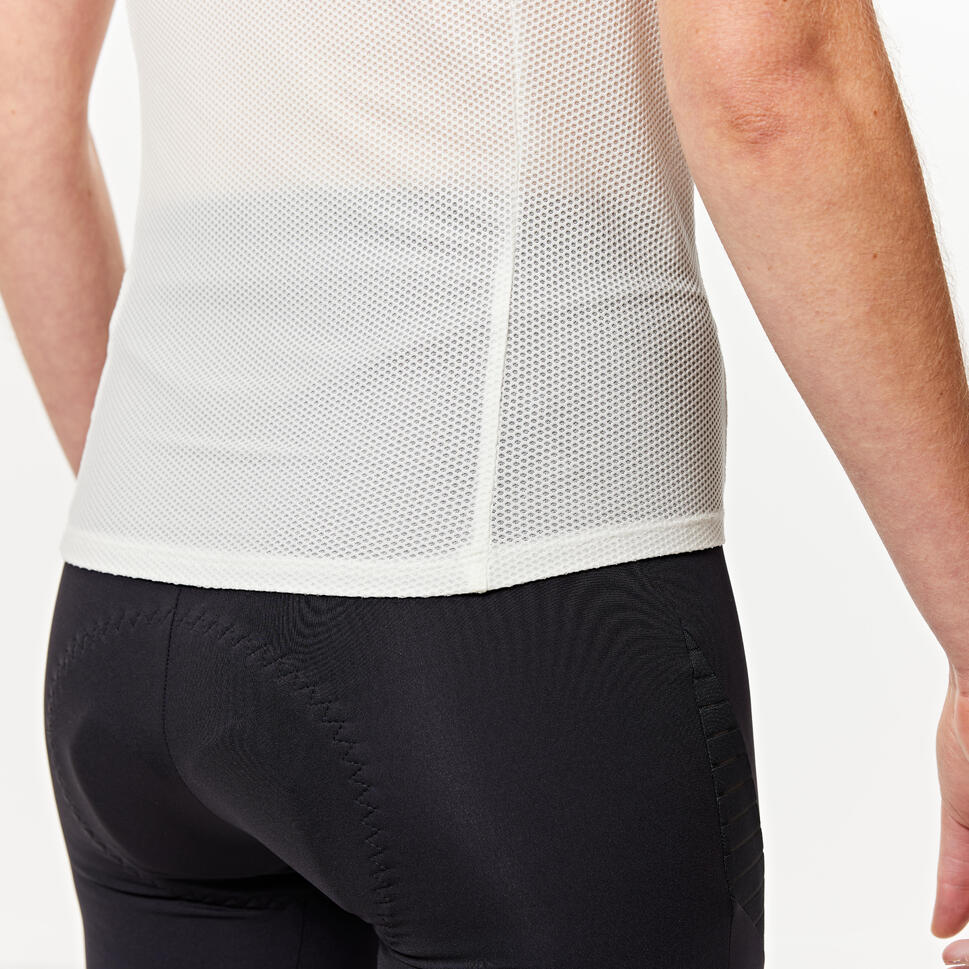 Van Rysel Women's Cycling Mesh Base Layer - Breathable & Lightweight for Warm Weather - Perfect for Road Biking, Spinning & Outdoor Sports