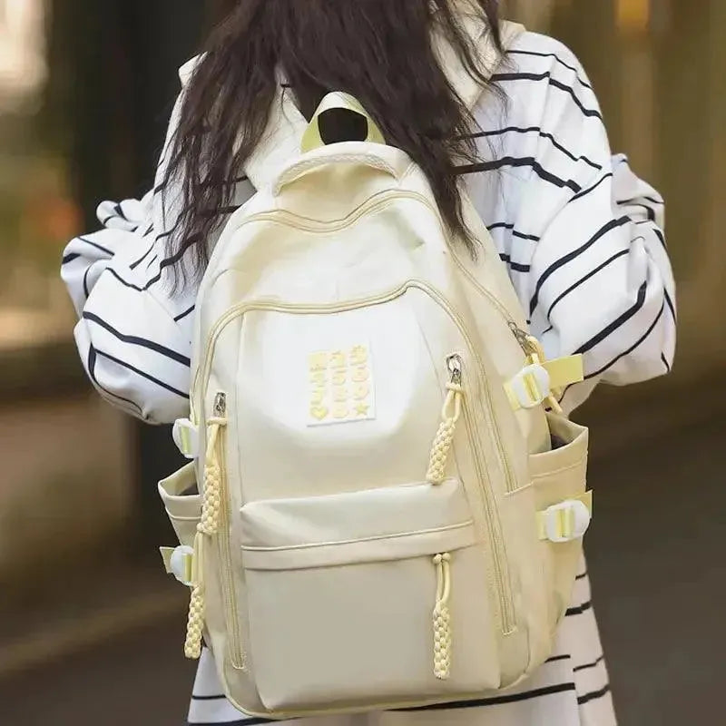 Stylish Large Capacity Women's Backpack for Travel, Work & College - Durable Waterproof Laptop Backpack with USB Charging Port
