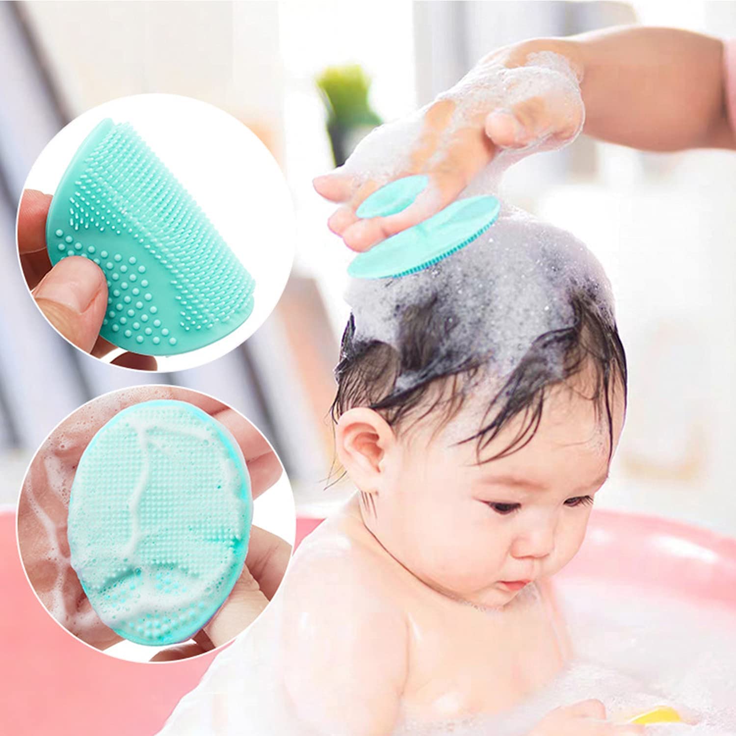 **Soft Bristle Baby Hair Brush & Comb Set for Newborns & Toddlers – Cradle Cap Brush, Gentle Hair Care, Perfect Baby Shower Gift (Green) – Ideal for Daily Grooming & Cradle Cap Treatment**