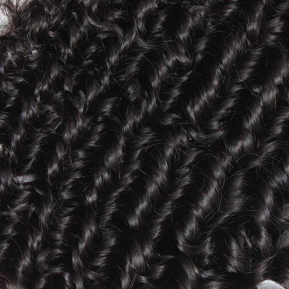 Remy Brazilian Virgin Hair Bundles 3-Pack Deep Wave Human Hair Extensions 26