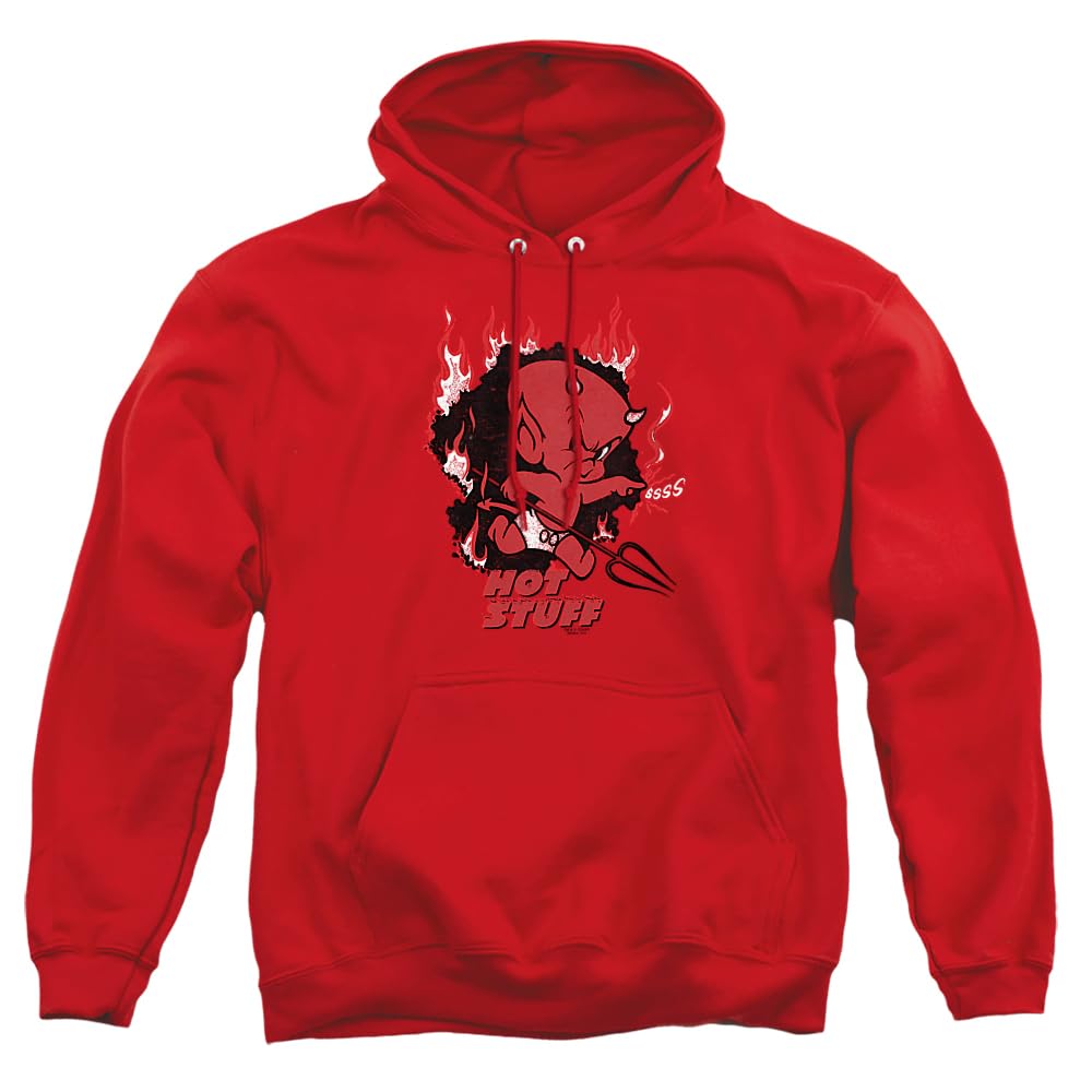 Trevco Hot Stuff Unisex Pullover Hoodie for Men & Women - Cozy Casual Wear for Everyday, Gym, and Outdoor Activities