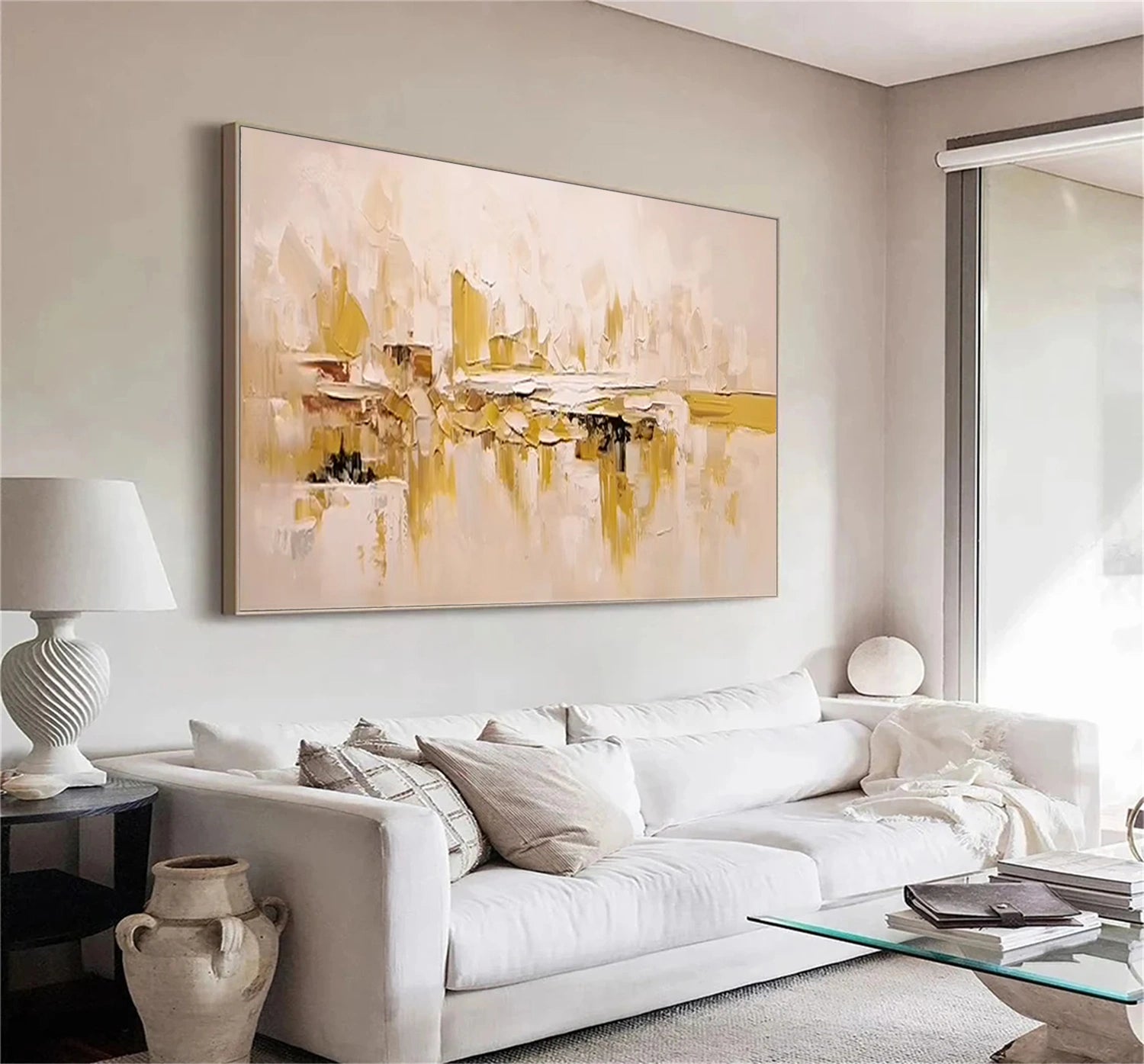 Abstract Painting #AB 261 - Modern Wall Art for Home & Office Decor - Perfect for Living Room, Bedroom or Workspace
