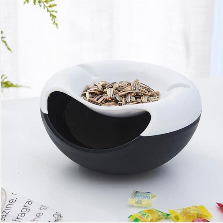 Multi-Function Double Layer Snack Storage Container - Household Food Organizer for Fruits, Nuts, Candy & More | Perfect for Kitchen, Pantry, Picnics & Office Snack Storage