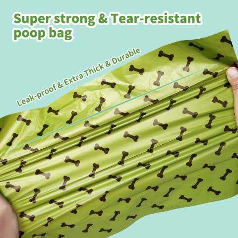 240 Biodegradable Lavender Scented Dog Poop Bags - Leakproof & Extra Strong Pet Waste Bags for Dogs, Puppies & Pets - Perfect for Walks, Parks & Travel - Eco-Friendly Doggie Waste Disposal