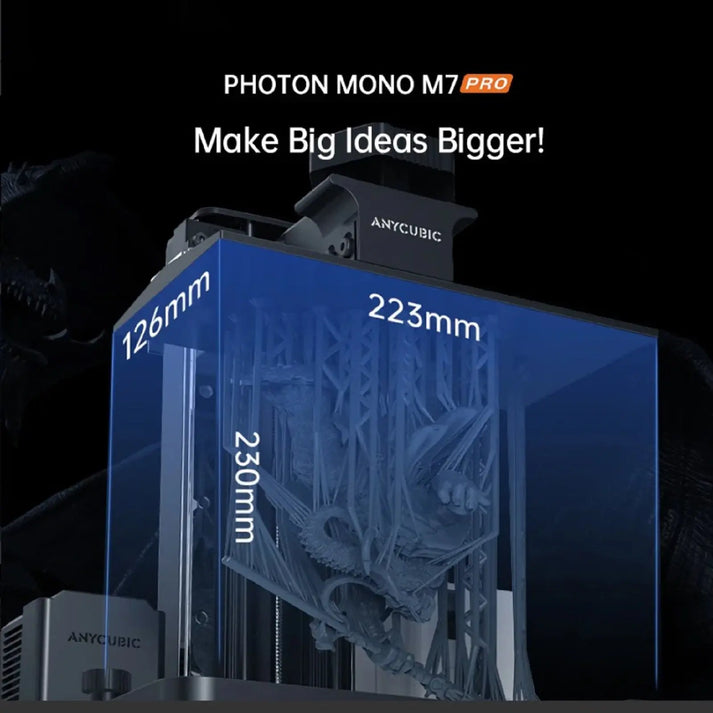 Anycubic Photon Mono M7 Pro 12K 3D Printer - High Precision Resin Printer for Miniatures, Jewelry & Prototyping - Ideal for Hobbyists, Makers & Professionals
