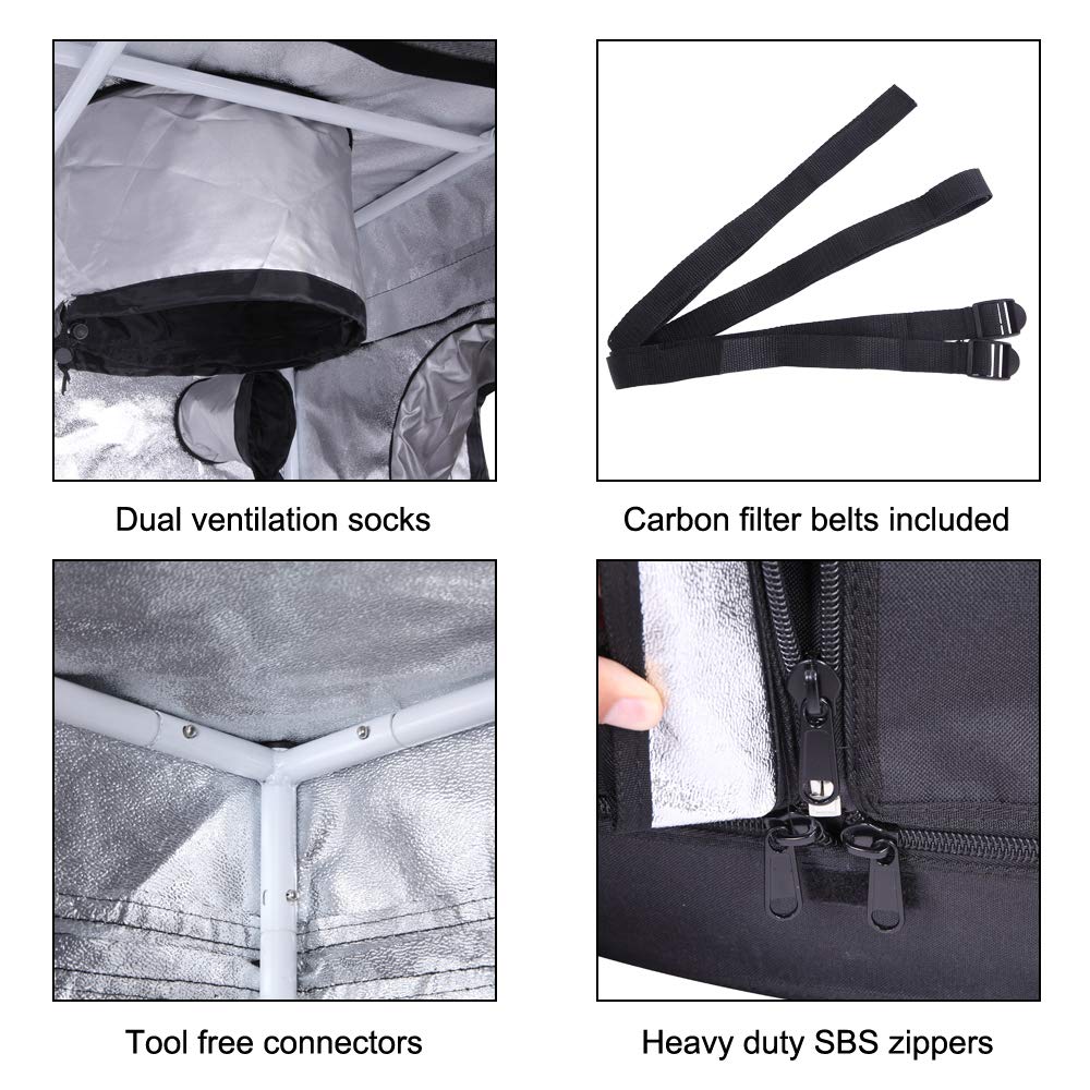 Premium Hydroponic Grow Tent 48