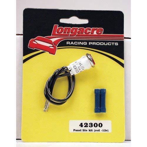 Longacre 42300 Replacement Red Pilot Light - High Visibility LED Indicator for Industrial Equipment, Automotive Dashboards & Control Panels