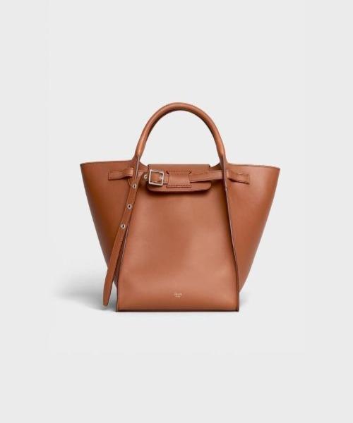 Celine Small Big Bag with Long Strap in Smooth Calfskin Tan | Luxury Crossbody Shoulder Bag for Women | Perfect for Work, Travel & Everyday Use