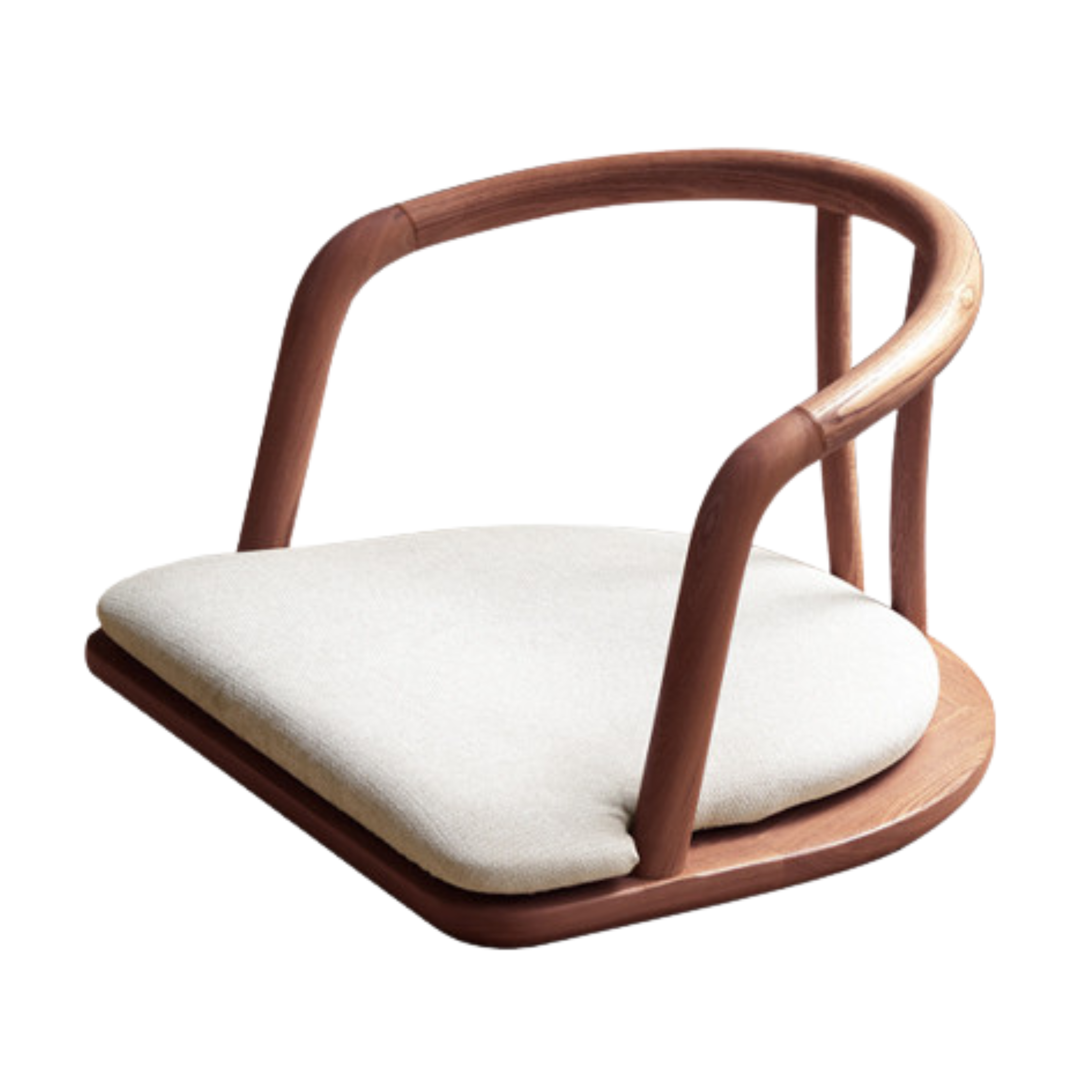 23.2x20x13.7 inch / 59x51.5x35.6cm / walnut color / Ash Coffee chair main chair