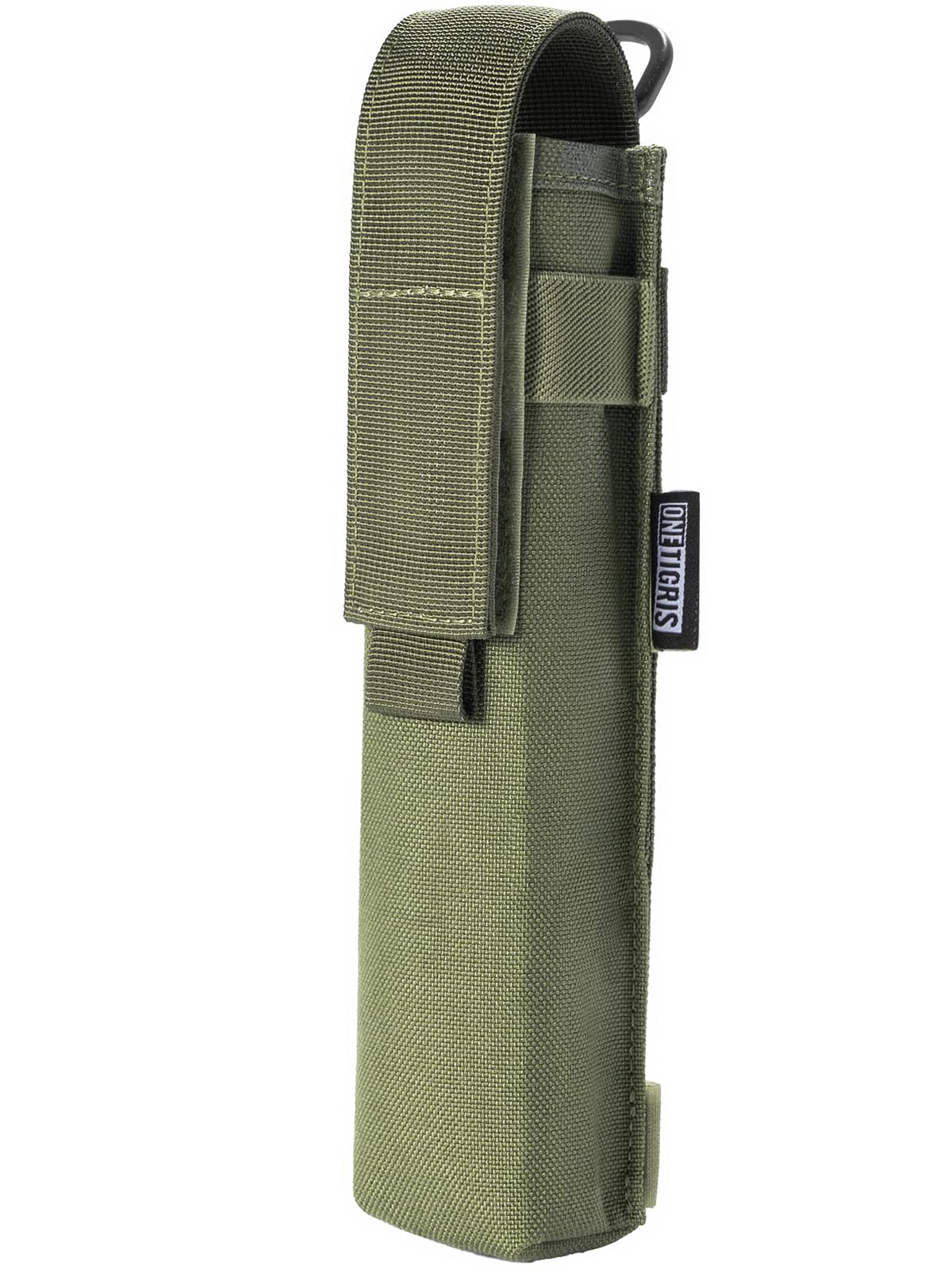 OneTigris Tactical Flashlight Holster - MOLLE Compatible Belt Pouch with Adjustable Capacity for Flashlights, Hammers & Tools | Durable X-Sheath Design for Outdoor, Camping, Hiking & Emergency Use