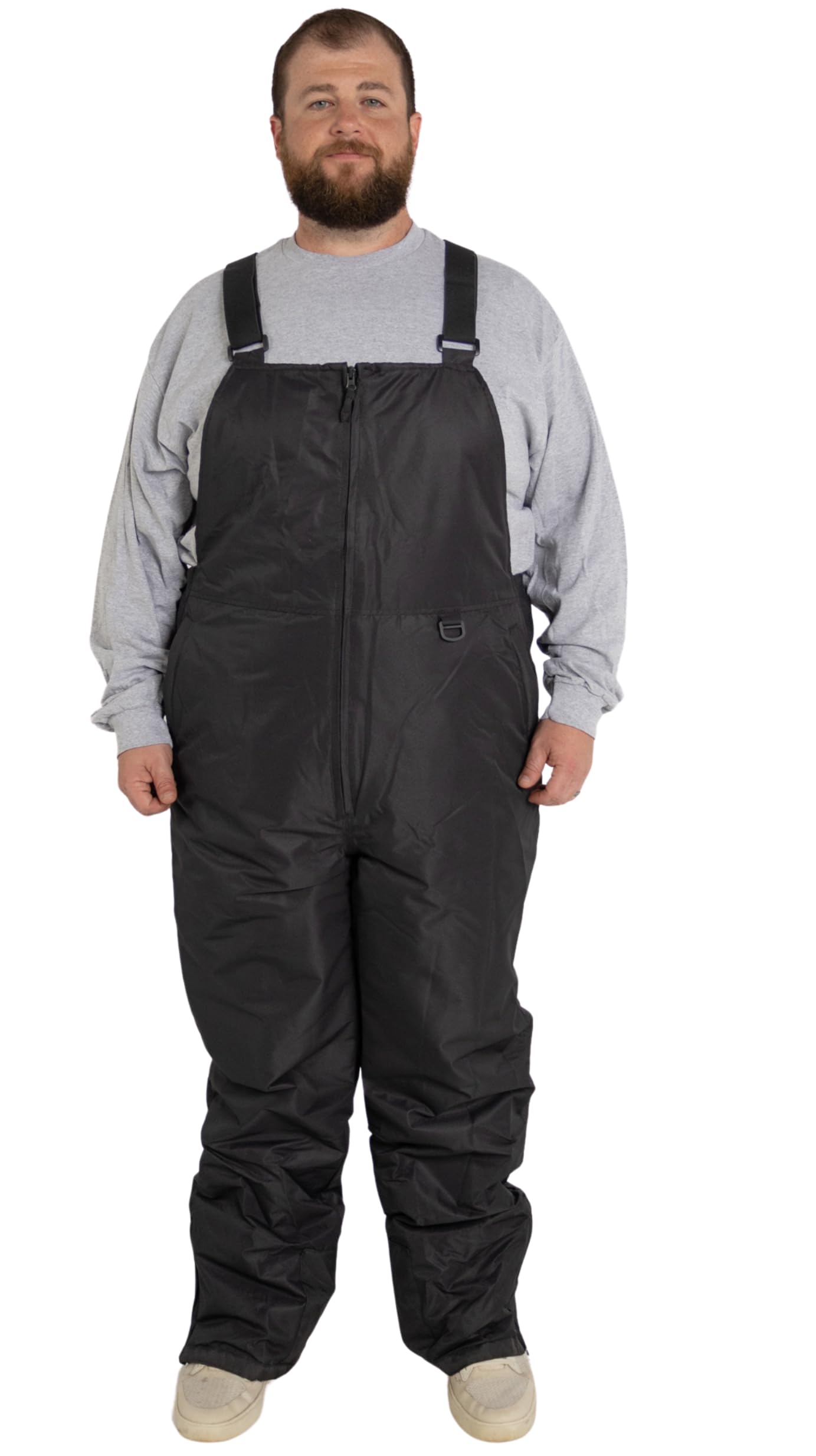 Men's Big & Tall Ski Bib Overalls - Waterproof Snow Pants S-7XL for Skiing, Snowboarding & Winter Sports - High Front Design for Warmth & Comfort