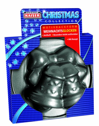Kaiser Bakeware Holiday Bells Baking Pan - Premium Non-Stick Cookie Mold for Christmas Cookies, Gingerbread, and Festive Treats - Perfect for Holiday Baking, Gift Giving, and Family Gatherings