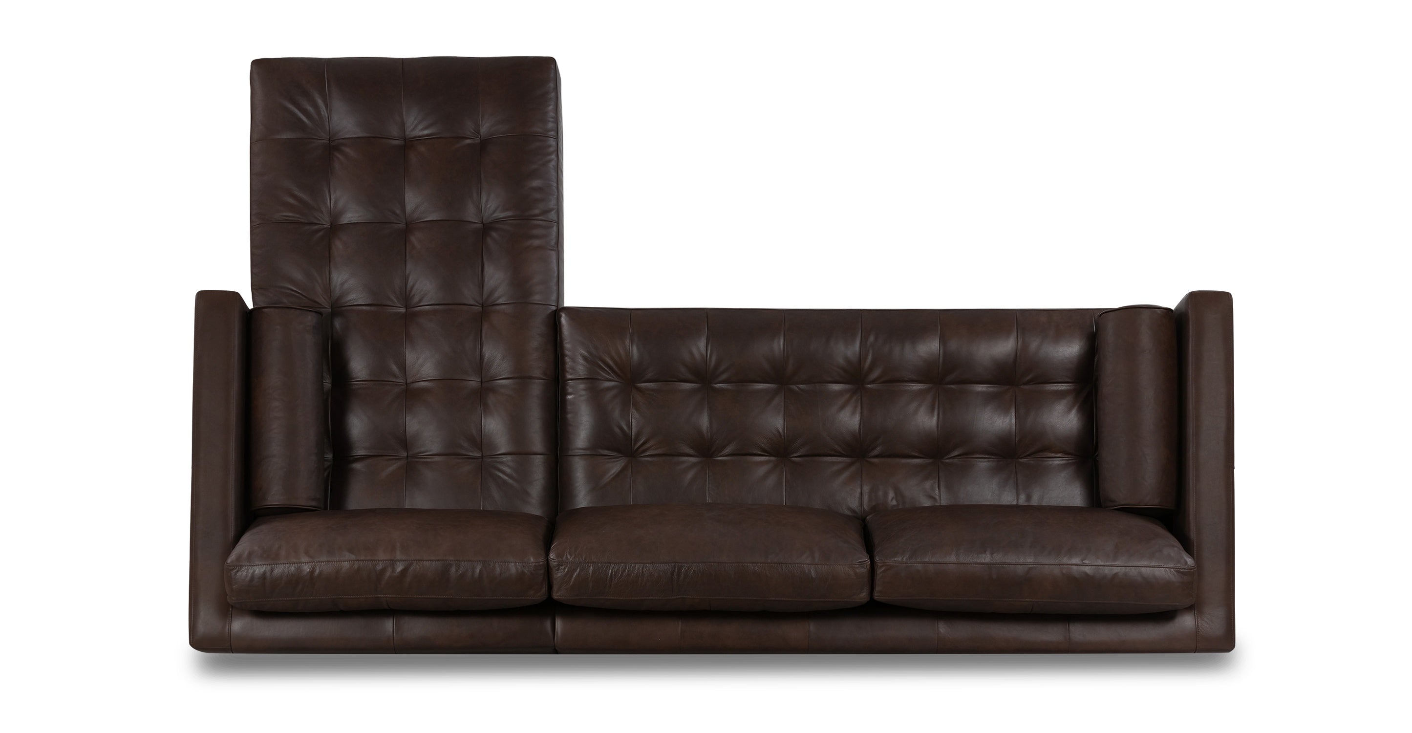 Napa Right Facing Sectional Sofa - Modern L-Shaped Couch for Living Room, Family Room & Home Theater | Comfortable Upholstered Furniture with Premium Fabric