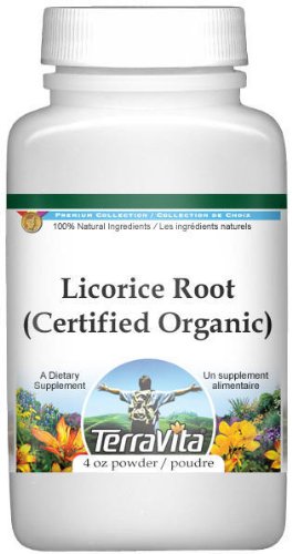 Organic Licorice Root Powder - USDA Certified, 4 oz (ZIN: 517738) | Herbal Tea, Natural Remedies & DIY Skincare