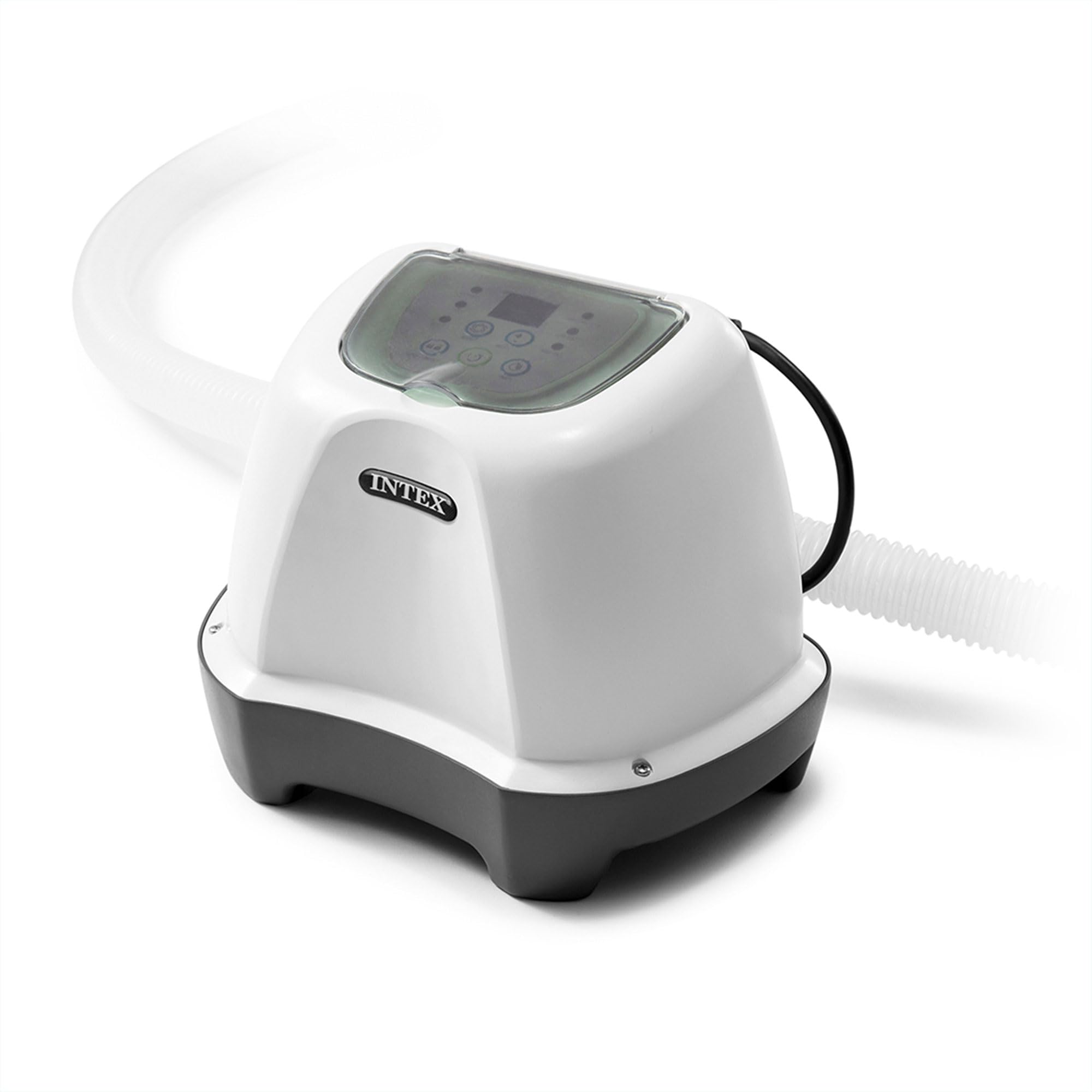 Intex Krystal Clear Saltwater Pool Chlorine System - 4500 Gallon Above Ground Swimming Pool Salt Chlorinator with Timer & GFCI - Perfect for Backyard Pool Maintenance & Water Sanitation