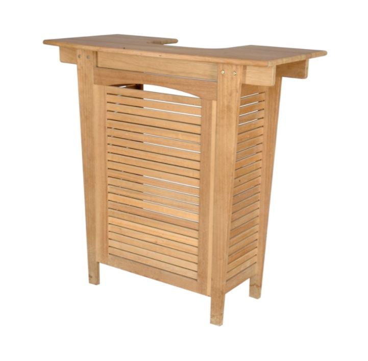 Anderson Teak Montego Bar Table TB 404BT - Outdoor Patio Dining Set, Waterproof Teak Wood Counter Height Table for Backyard, Poolside & Restaurant Use