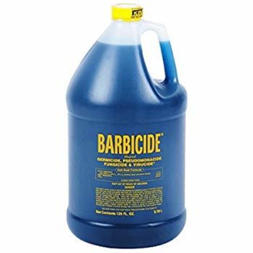 Barbicide Disinfectant Solution - Kills Germs, Viruses, Fungi & Bacteria | Rust Inhibitor Formula | Professional Salon & Barber Tool Sanitizer for Combs, Scissors & Razors