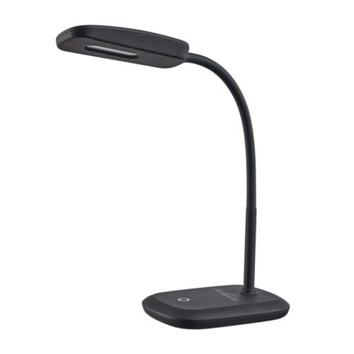 2-Pack Sunbeam Flexible Neck LED Desk Lamp - Adjustable Dimmable Eye-Caring Light for Office & Study, Energy Star Certified Black Desk Light (Save $85/Year) - Perfect for Home Office, Reading & Nightstand Use