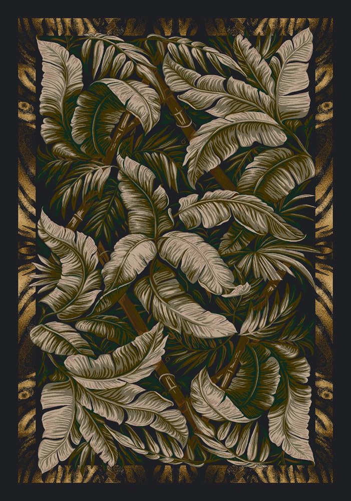 Signature Jungle Fever Ebony Sage Rug 2'1