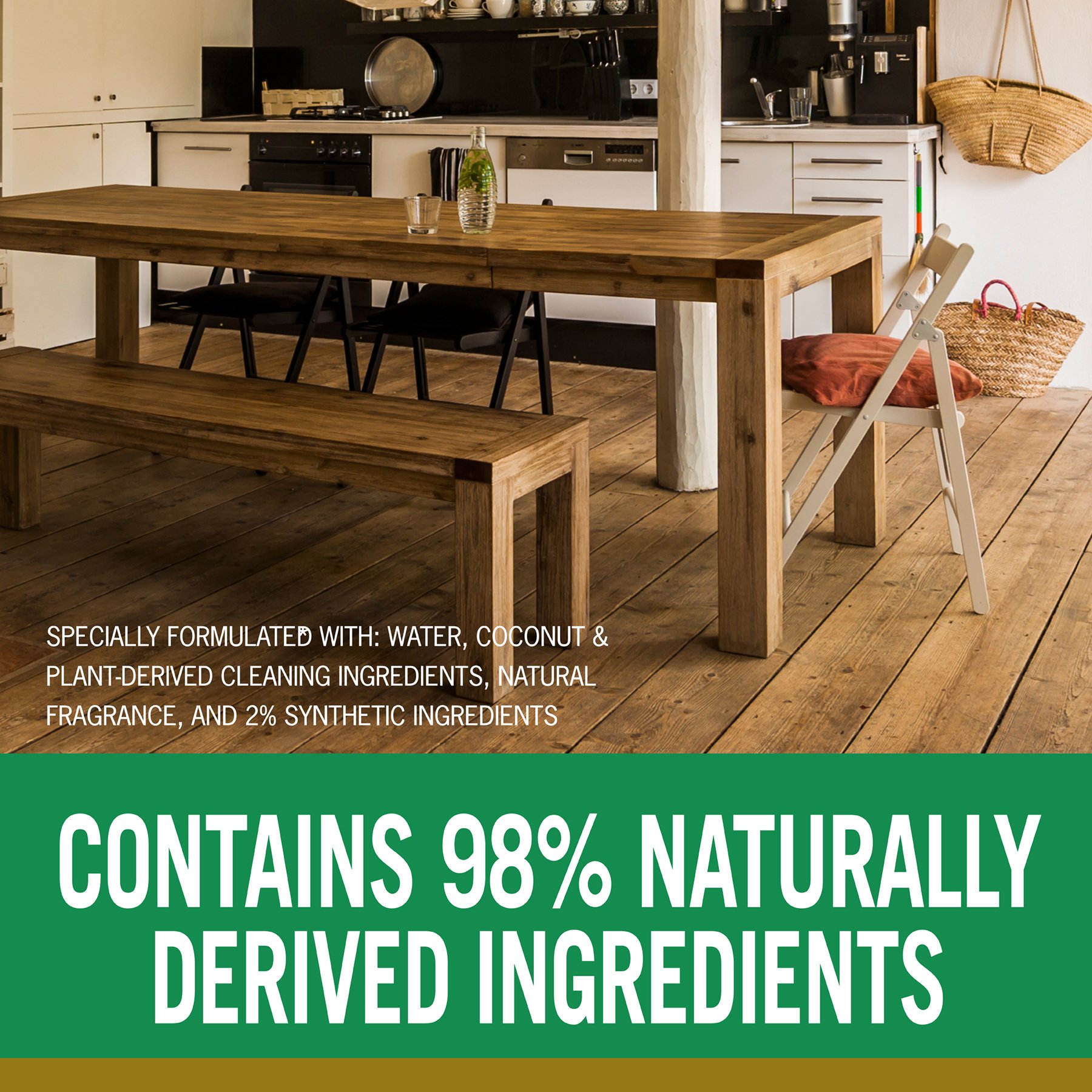 Murphy 70481465315 Original Concentrated Oil Soap Wood Cleaner – Multi-Use Floor & Surface Cleaner for Hardwood, Laminate & Finished Wood (128 Fl Oz) – Perfect for Kitchen Floors, Furniture & Wooden Decks