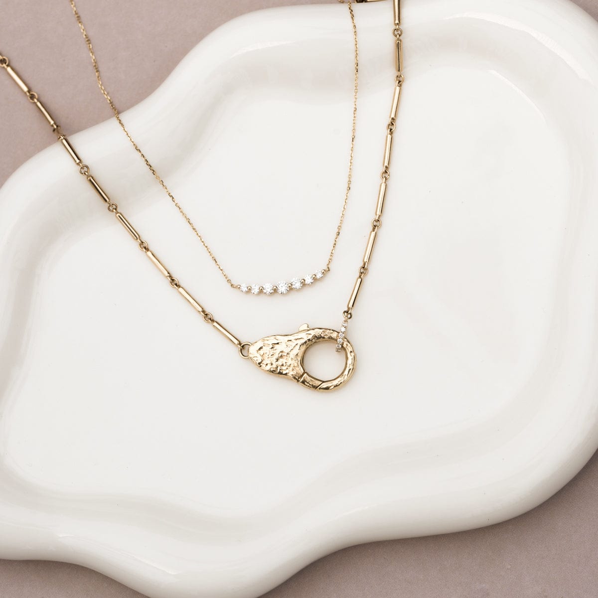 Elegant Floating White Diamond Necklace for Women - Perfect for Weddings, Anniversaries & Special Occasions