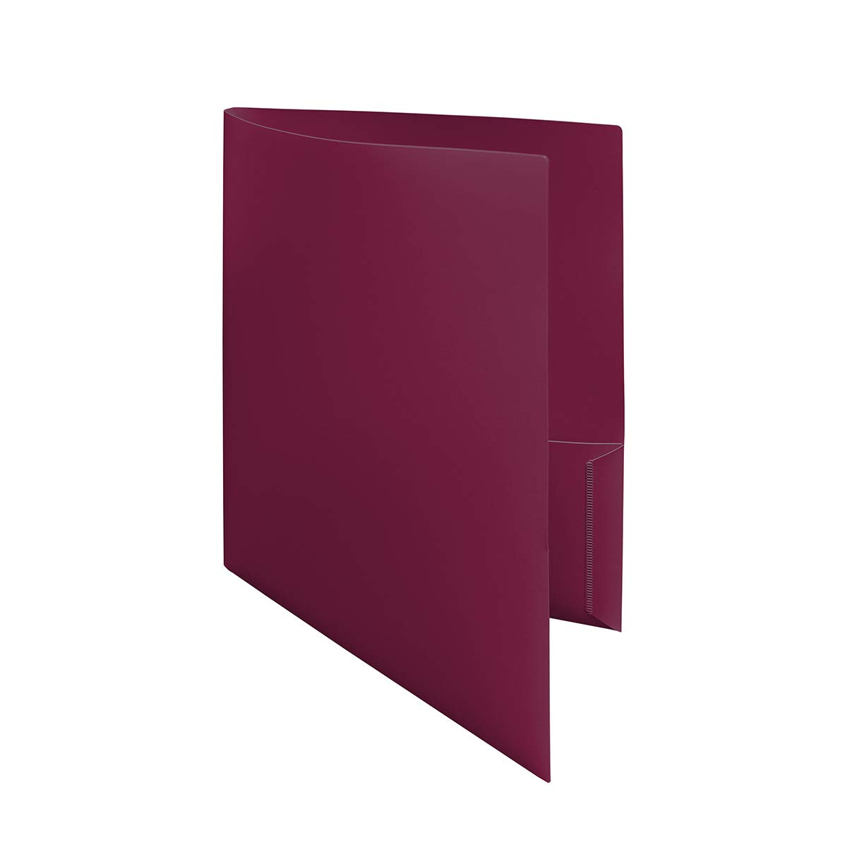 Ultra Pro 2-Pocket Folders 10-Pack Burgundy - Durable School & Office Supplies for Organizing Documents, Homework, and Reports