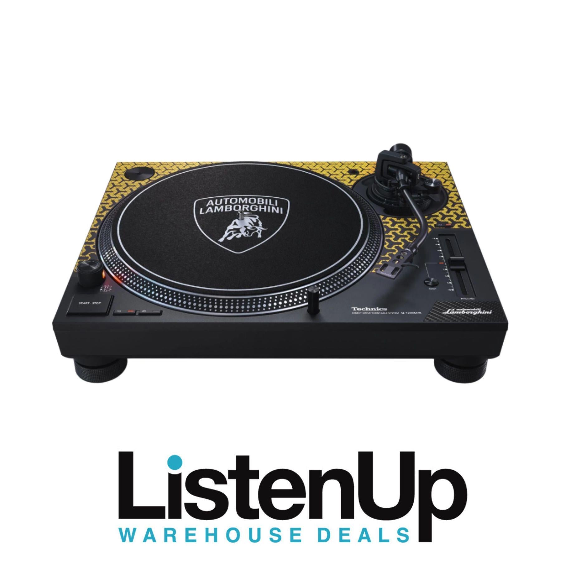 Technics SL-1200M7 Special Edition Lamborghini Direct Drive Professional DJ Turntable - Limited Clearance Open Box - Perfect for DJing, Music Production & Vinyl Collectors