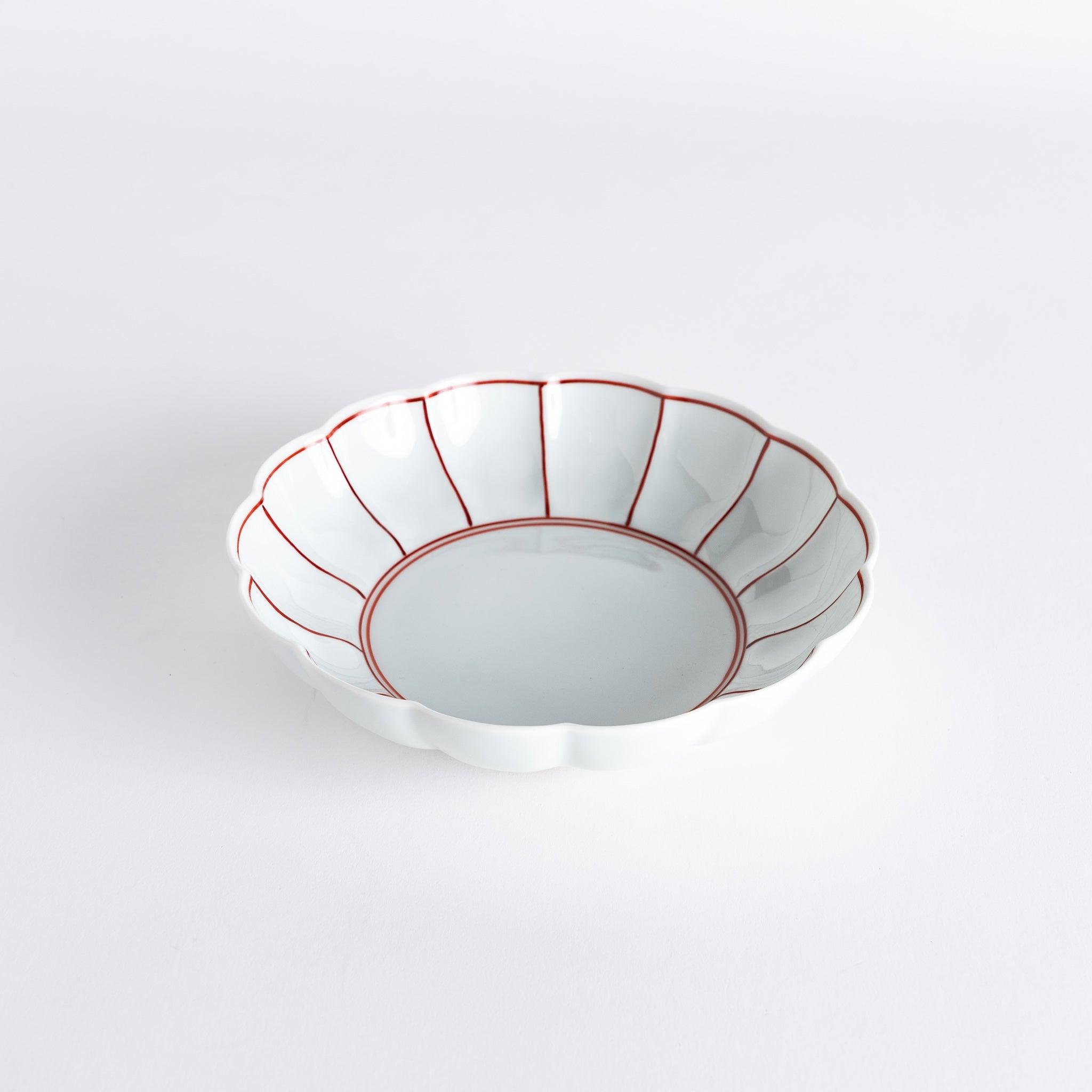Elegant Scalloped Edge Pasta Bowl Set - 4 Piece Porcelain Dinnerware for Italian Cuisine, Perfect for Spaghetti, Salad & Soup - Ideal for Home Dining, Restaurants & Gift Giving