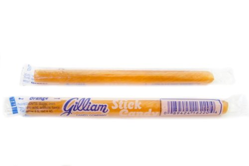 Old Fashioned Candy Sticks [80 Count Box] - Orange Flavor Vintage Hard Candy for Parties, Gifts & Nostalgic Treats | Bulk Candy for Holidays, Birthday Favors & Candy Buffets