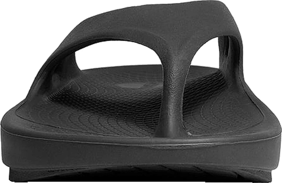 OOFOS Unisex Original Recovery Sandals - Black | Comfortable Arch Support for Men & Women | Perfect for Post-Workout, Beach & Everyday Wear