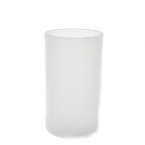 White Cup Candle Holders - Set of 6 for Table Decor, Wedding Centerpieces & Home Ambiance Lighting