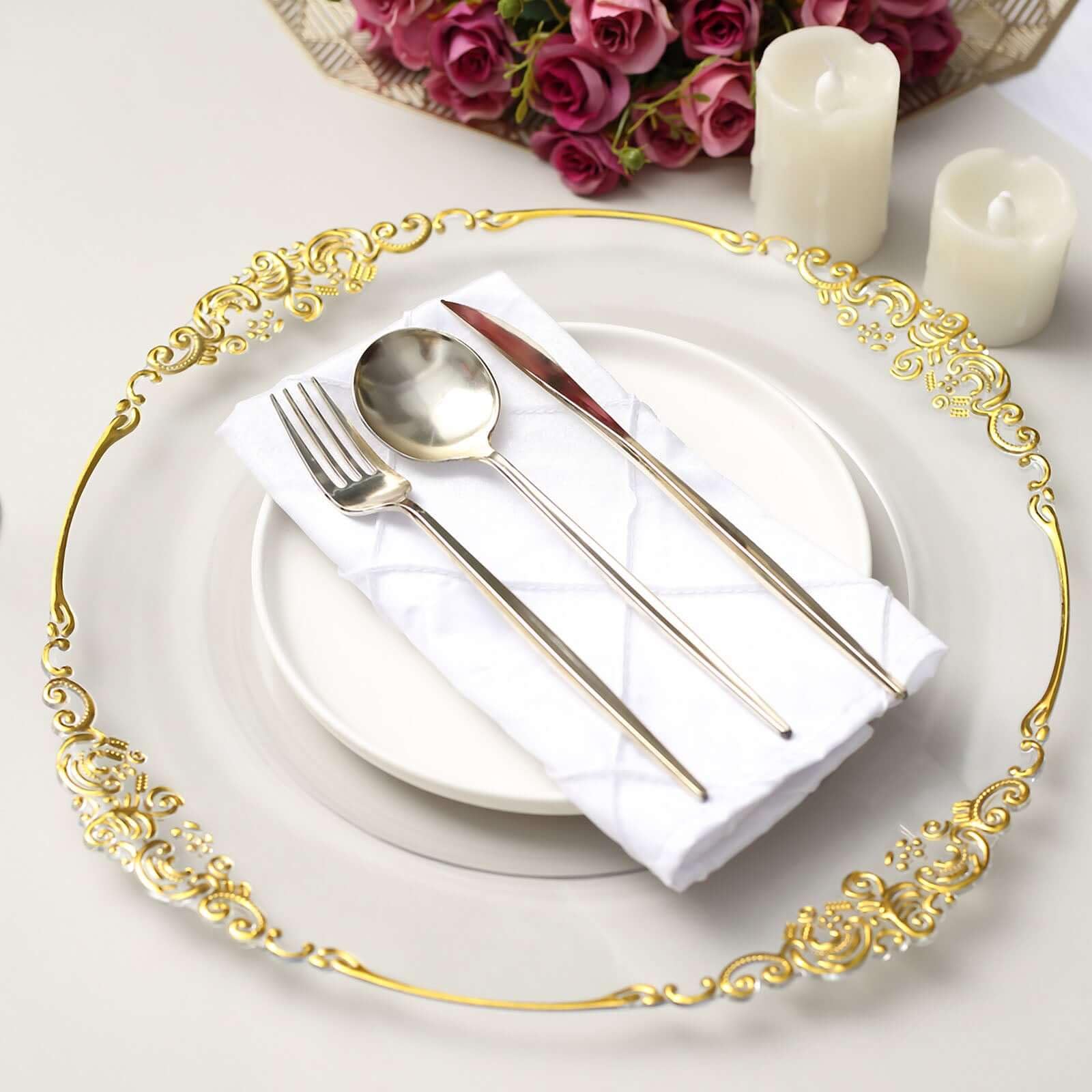 Efavormart 6 Pack Clear Gold 13