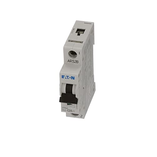 Eaton Cutler Hammer FAZ-C20/1-SP 20A Circuit Breaker (6-Pack) - 40007006591 - Perfect for Residential & Commercial Electrical Panels