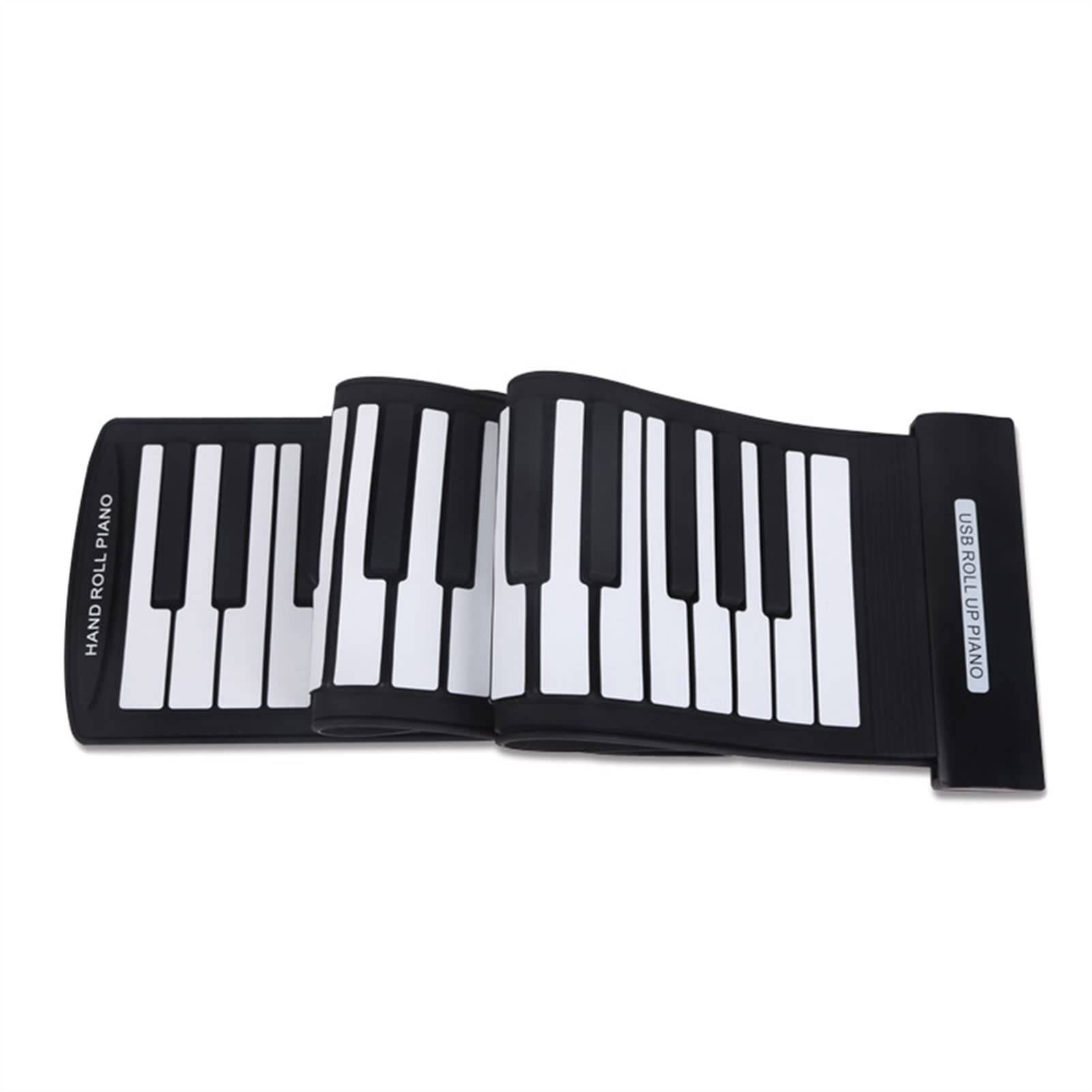 TSTS 61-Key Foldable Portable Roll-Up Piano - USB MIDI Electronic Keyboard with Flexible Hand Roll Design | Perfect for Travel, Home Practice & Music Composition