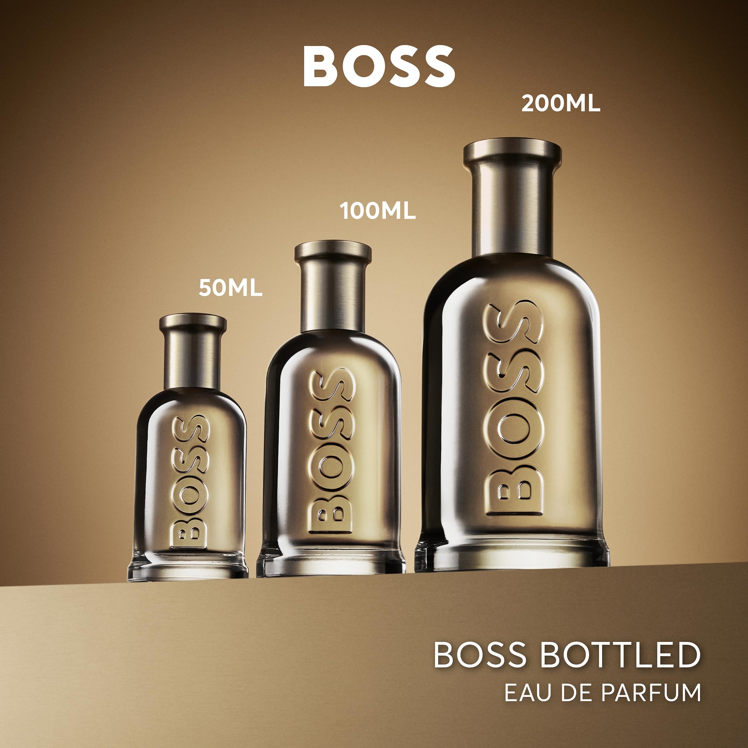 Hugo Boss Men's 3-Piece Eau de Parfum Gift Set - Cologne Spray for Men, Luxury Fragrance Trio - Perfect for Gifts, Date Nights & Special Occasions