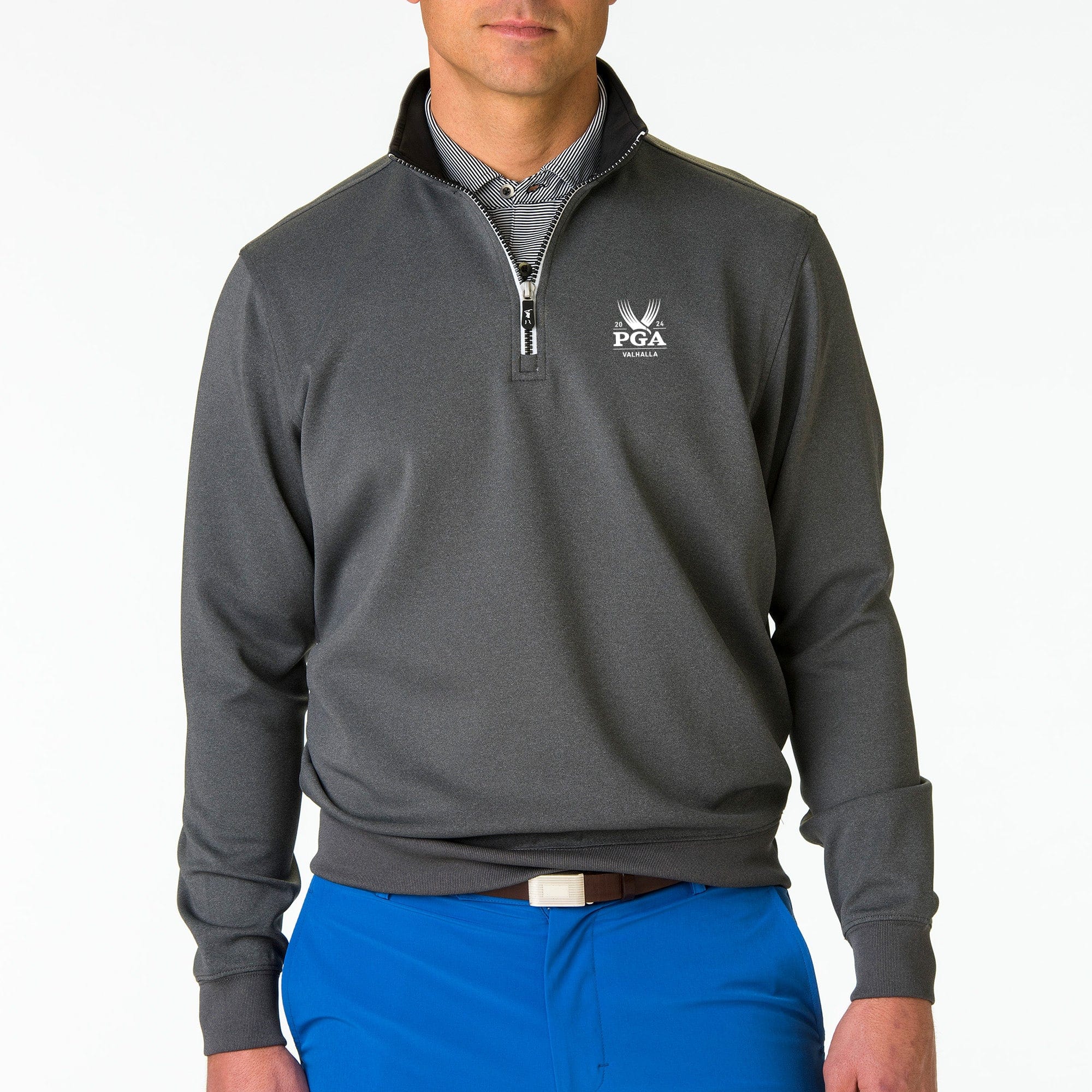 2024 PGA Championship Caves Quarter Zip Pullover - Men's Golf Performance Jacket for Training & Tournaments | Lightweight & Breathable for All-Weather Comfort