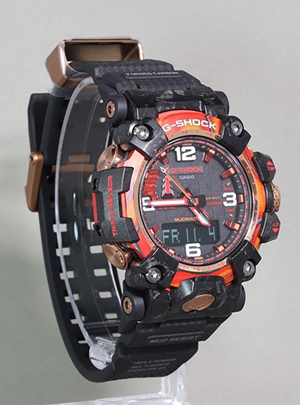 CASIO G-SHOCK GWG-2040FR-1AJR 40th Anniversary Limited Edition Flare Red Mudmaster - Japanese Movement, Shock Resistant, Solar Powered - Perfect for Outdoor Adventures, Hiking & Extreme Sports