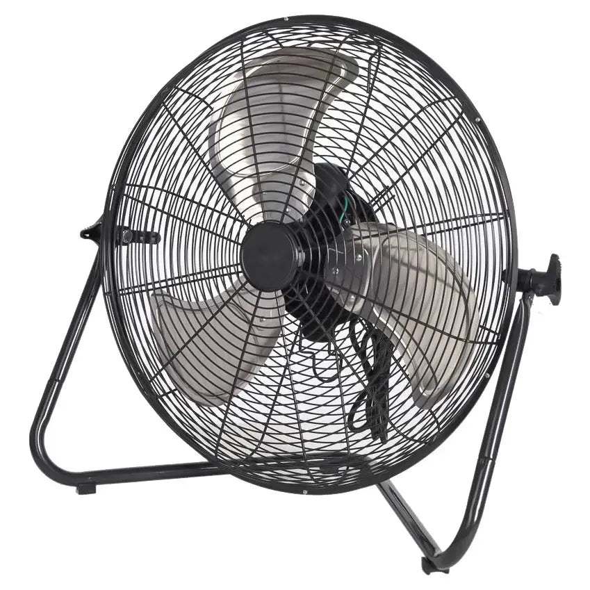 ATD 30318 18 Inch High Velocity Floor Fan with 3 Speed Settings - Quiet Cooling Fan for Home, Office, Gym & Outdoor Use