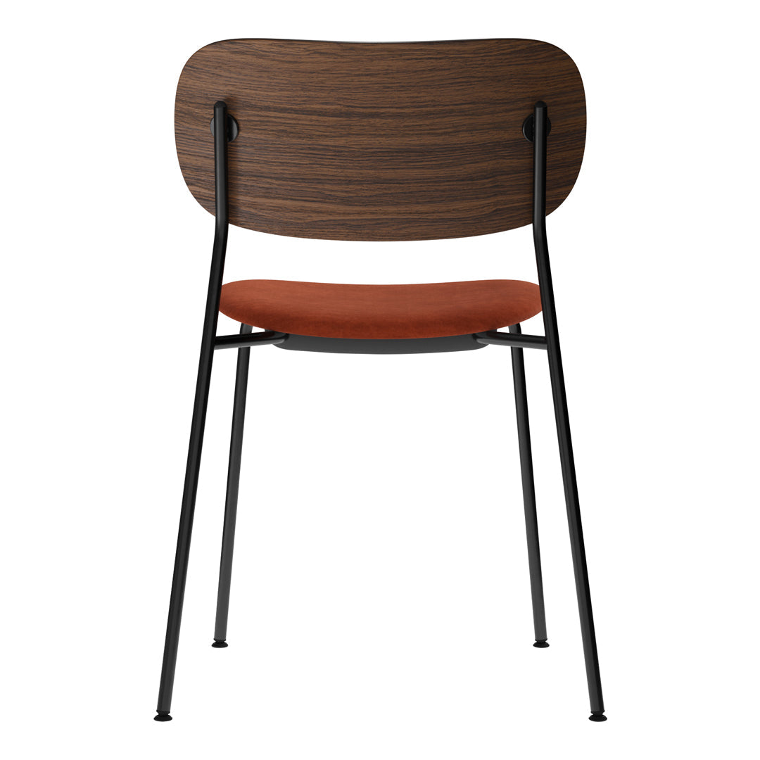 Co Dining Stackable Chair - Upholstered Seat for Kitchen, Dining Room & Outdoor Patio | Comfortable & Space-Saving Furniture